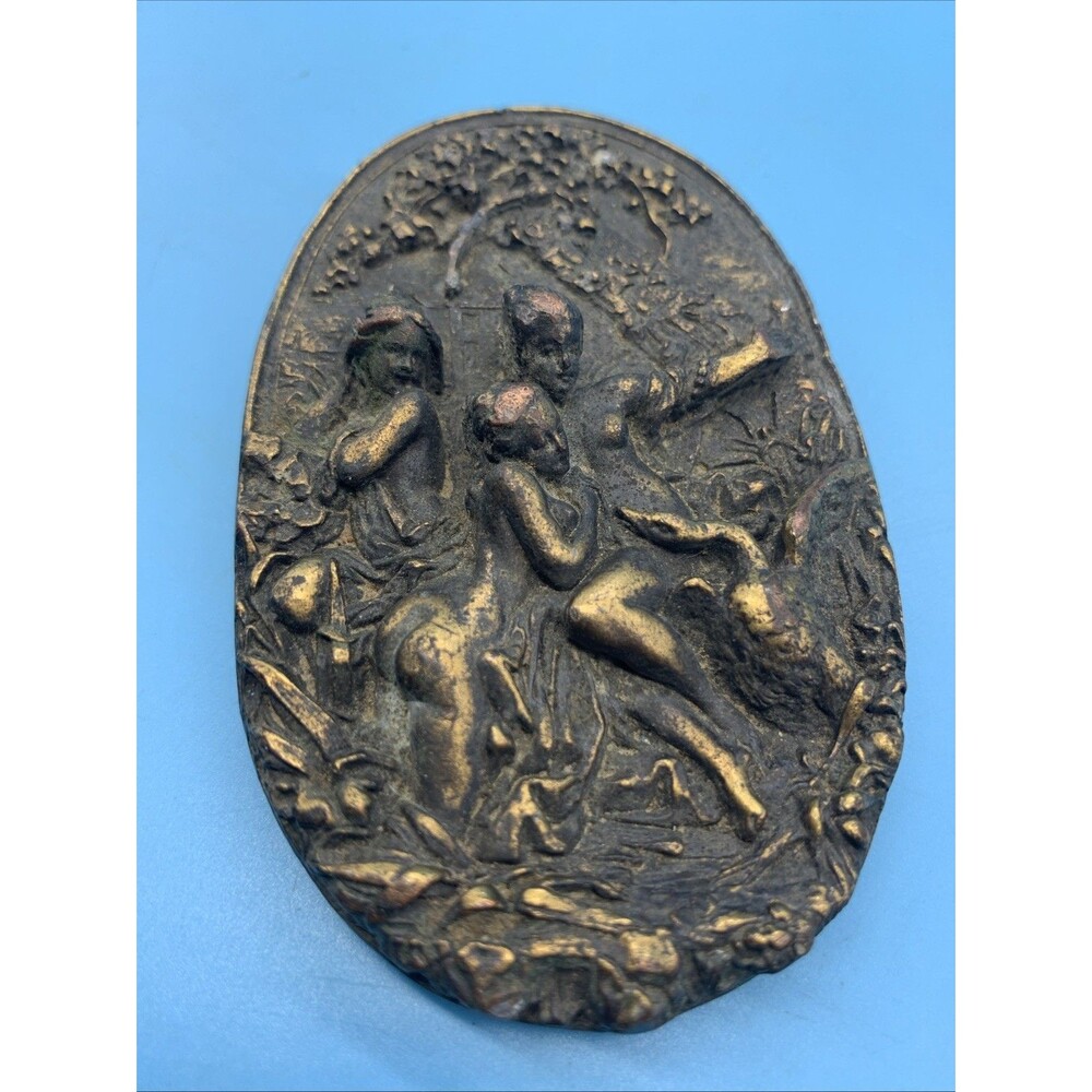 Vintage Siskiyou Buckle Co. Belt Buckle Leda & the Swan (LG-13)